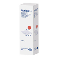 Салфетки нестерильные Hartmann Sterilux ES 5x5 см 21 нить (100 штук в упаковке) фото Салфетки нестерильные Hartmann Sterilux ES 5x5 см 21 нить (100 штук в упаковке)