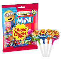 Карамель Chupa Chups mini Миньоны ассорти (15 штук в упаковке) фото Карамель Chupa Chups mini Миньоны ассорти (15 штук в упаковке)