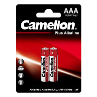 Батарейка ААА мизинчиковая Camelion Plus Alkaline (2 штуки в упаковке) фото Батарейка ААА мизинчиковая Camelion Plus Alkaline (2 штуки в упаковке)