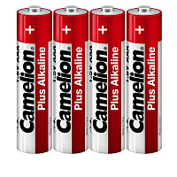 Батарейка ААА мизинчиковая Camelion Plus Alkaline термопленка (4 штуки в упаковке) фото Батарейка ААА мизинчиковая Camelion Plus Alkaline термопленка (4 штуки в упаковке)