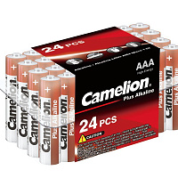 Батарейка ААА мизинчиковая Camelion Plus Alkaline (24 штуки в упаковке) фото Батарейка ААА мизинчиковая Camelion Plus Alkaline (24 штуки в упаковке)