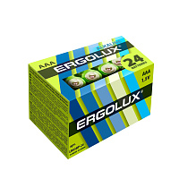 Батарейка ААА мизинчиковая Ergolux Alkaline (24 штуки в упаковке) фото Батарейка ААА мизинчиковая Ergolux Alkaline (24 штуки в упаковке)