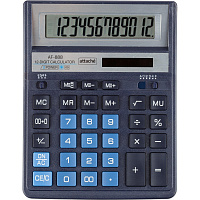 Калькулятор настольный Attache AF-888 12-разрядный синий 204x158x38 мм фото Калькулятор настольный Attache AF-888 12-разрядный синий 204x158x38 мм