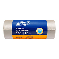Мешки для мусора Luscan 160 л прозрачные (ПВД 60 мкм, 10 штук) фото Мешки для мусора Luscan 160 л прозрачные (ПВД 60 мкм, 10 штук)