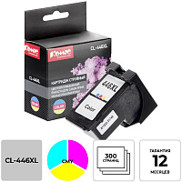 Картридж струйный Комус CL-446XL 8284B001 для Canon цветной совместимый повышенной емкости фото Картридж струйный Комус CL-446XL 8284B001 для Canon цветной совместимый повышенной емкости