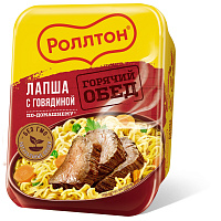 Лапша Роллтон по-домашнему с говядиной (24 штуки по 90 г) фото Лапша Роллтон по-домашнему с говядиной (24 штуки по 90 г)