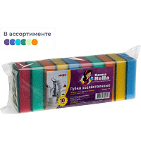 Губка для уборки Donna-Bella поролон 8x5 см с абразивным слоем (10 штук в упаковке) фото Губка для уборки Donna-Bella поролон 8x5 см с абразивным слоем (10 штук в упаковке)