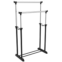 Вешалка гардеробная Sheffilton SHT-WR4150 хром/черная фото Вешалка гардеробная Sheffilton SHT-WR4150 хром/черная