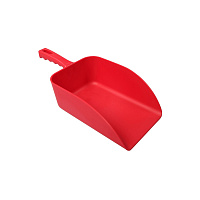 Совок ручной FBK 160x360 мм пластиковый красный фото Совок ручной FBK 160x360 мм пластиковый красный