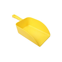 Совок ручной FBK 160x360 мм пластиковый желтый фото Совок ручной FBK 160x360 мм пластиковый желтый