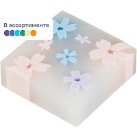 Ластик Deli Sakura ПВХ квадратный 35x35x11 мм фото Ластик Deli Sakura ПВХ квадратный 35x35x11 мм