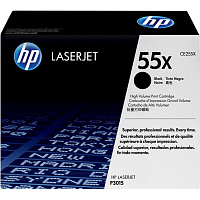 Картридж лазерный HP 55X CE255X черный оригинальный повышенной емкости фото Картридж лазерный HP 55X CE255X черный оригинальный повышенной емкости