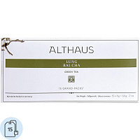 Чай зеленый Althaus Grand Pack Lung Bai Cha 15 пакетиков фото Чай зеленый Althaus Grand Pack Lung Bai Cha 15 пакетиков
