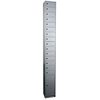 Шкаф хранения мобильных телефонов MM16 (225х200х2000 мм, 16 ячеек) фото Шкаф хранения мобильных телефонов MM16 (225х200х2000 мм, 16 ячеек)