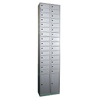 Шкаф хранения мобильных телефонов MM32 (450х200х2000 мм, 32 ячейки) фото Шкаф хранения мобильных телефонов MM32 (450х200х2000 мм, 32 ячейки)