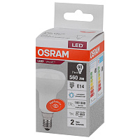 Лампа светодиодная Osram LVR60 рефлектор 8 Вт E27 4000K 640Лм (4058075581913) фото Лампа светодиодная Osram LVR60 рефлектор 8 Вт E27 4000K 640Лм (4058075581913)
