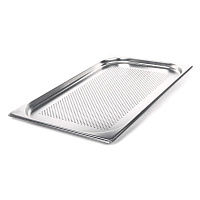 Гастроемкость Luxstahl GN 1/1 53x32.5x2.5 см 2 л нержавеющая сталь перфорированная фото Гастроемкость Luxstahl GN 1/1 53x32.5x2.5 см 2 л нержавеющая сталь перфорированная