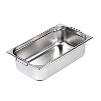 Гастроемкость Luxstahl GN 1/1 53x32.5x15 см 21 л нержавеющая сталь с ручками фото Гастроемкость Luxstahl GN 1/1 53x32.5x15 см 21 л нержавеющая сталь с ручками