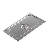 Крышка для гастроемкости Luxstahl GN 1/1 53x32.5 см нержавеющая сталь фото Крышка для гастроемкости Luxstahl GN 1/1 53x32.5 см нержавеющая сталь