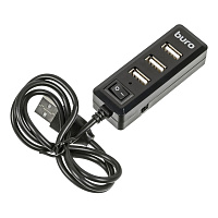 Разветвитель USB Buro BU-HUB4-0.5L-U2.0 фото Разветвитель USB Buro BU-HUB4-0.5L-U2.0