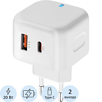 Сетевое зарядное устройство Pero TC10 20 Вт (4603768351061) фото Сетевое зарядное устройство Pero TC10 20 Вт (4603768351061)