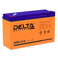Батарея для ИБП Delta DTM 612 6 В 1.2 Ач фото Батарея для ИБП Delta DTM 612 6 В 1.2 Ач