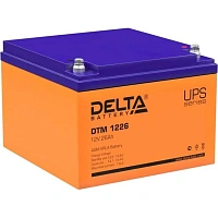 Батарея для ИБП Delta DTM 1226 12 В 26 Ач фото Батарея для ИБП Delta DTM 1226 12 В 26 Ач