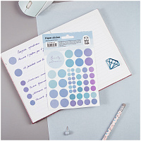 Наклейки бумажные MESHU "Beauty planner blue", 12*18см, 47 наклеек, европодвес фото Наклейки бумажные MESHU "Beauty planner blue", 12*18см, 47 наклеек, европодвес