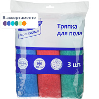 Тряпка для пола Luscan Professional микрофибра 80х70 см (3 штуки в упаковке) фото Тряпка для пола Luscan Professional микрофибра 80х70 см (3 штуки в упаковке)
