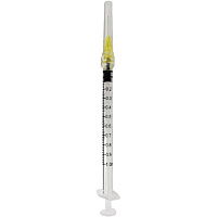 Шприц туберкулиновый Medical 1 мл шкала U-100 30G Luer Lock (0.3x13 мм, 100 штук в упаковке) фото Шприц туберкулиновый Medical 1 мл шкала U-100 30G Luer Lock (0.3x13 мм, 100 штук в упаковке)