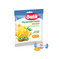 Леденцы Sula Мультивитамин без сахара 60 г фото Леденцы Sula Мультивитамин без сахара 60 г