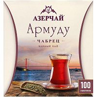 Чай черный Азерчай Армуду 100 пакетиков (чабрец) фото Чай черный Азерчай Армуду 100 пакетиков (чабрец)