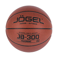 Мяч баскетбольный Jоgel JB-300 №5 коричневый фото Мяч баскетбольный Jоgel JB-300 №5 коричневый