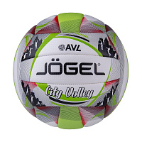 Мяч волейбольный Jоgel City Volley № 5 белый/зеленый фото Мяч волейбольный Jоgel City Volley № 5 белый/зеленый