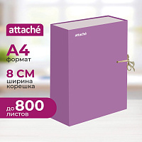 Папка архивная на 2-х завязках Attache Bright Сolours А4 80 мм (220х305 мм) картон/ламинированная бумага до 800 листов фото Папка архивная на 2-х завязках Attache Bright Сolours А4 80 мм (220х305 мм) картон/ламинированная бумага до 800 листов
