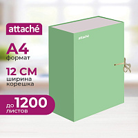 Папка архивная на 2-х завязках Attache Bright Сolours А4 120 мм (220х305 мм) картон/ламинированная бумага до 1200 листов фото Папка архивная на 2-х завязках Attache Bright Сolours А4 120 мм (220х305 мм) картон/ламинированная бумага до 1200 листов