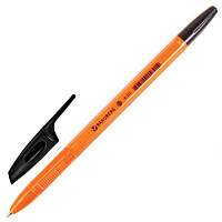 Ручка шариковая BRAUBERG "X-333 Orange", ЧЕРНАЯ, корпус оранжевый, узел 0,7 мм, линия письма 0,35 мм, 142410 фото Ручка шариковая BRAUBERG "X-333 Orange", ЧЕРНАЯ, корпус оранжевый, узел 0,7 мм, линия письма 0,35 мм, 142410