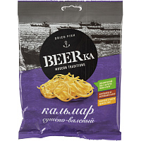 Перуанский кальмар BEERka филе соломка 70 г фото Перуанский кальмар BEERka филе соломка 70 г