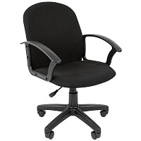 Кресло для руководителя Easy Chair-326 ТС черное (ткань, пластик) фото Кресло для руководителя Easy Chair-326 ТС черное (ткань, пластик)