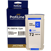 Картридж струйный ProfiLine 72 C9371A для HP голубой совместимый фото Картридж струйный ProfiLine 72 C9371A для HP голубой совместимый