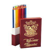 Карандаши цветные художественные классические Koh-i-Noor Polycolor Retro 24 карандаша 24 цвета шестигранные фото Карандаши цветные художественные классические Koh-i-Noor Polycolor Retro 24 карандаша 24 цвета шестигранные