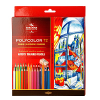 Карандаши цветные художественные классические Koh-i-Noor Polycolor 72 карандаша 72 цвета шестигранные фото Карандаши цветные художественные классические Koh-i-Noor Polycolor 72 карандаша 72 цвета шестигранные