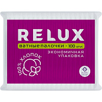 Палочки ватные Relux 100 штук фото Палочки ватные Relux 100 штук