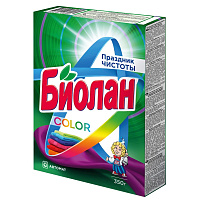 Порошок стиральный автомат Биолан Color 350 г фото Порошок стиральный автомат Биолан Color 350 г