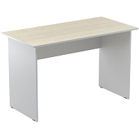 Стол прямой Easy Standard (дуб светлый/серый, 1200х600х740 мм) фото Стол прямой Easy Standard (дуб светлый/серый, 1200х600х740 мм)
