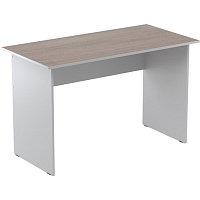 Стол прямой Easy Standard (дуб темный/серый, 1200х600х740 мм) фото Стол прямой Easy Standard (дуб темный/серый, 1200х600х740 мм)