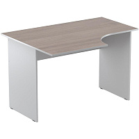 Стол эргономичный Easy Standard левый (дуб темный/серый, 1200х900х740 мм) фото Стол эргономичный Easy Standard левый (дуб темный/серый, 1200х900х740 мм)