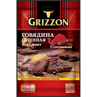Снеки Grizzon Говядина сушеная 36 г фото Снеки Grizzon Говядина сушеная 36 г