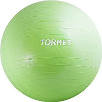 Мяч гимнастический Torres 65 см зеленый фото Мяч гимнастический Torres 65 см зеленый