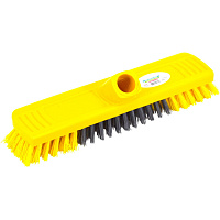 Щетка для пола A-VM жесткая 25см резьбовое крепление желтая YF341-Y